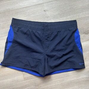 Nike Running Shorts Mesh Brief Navy & Royal Blue Men's‎ Size L